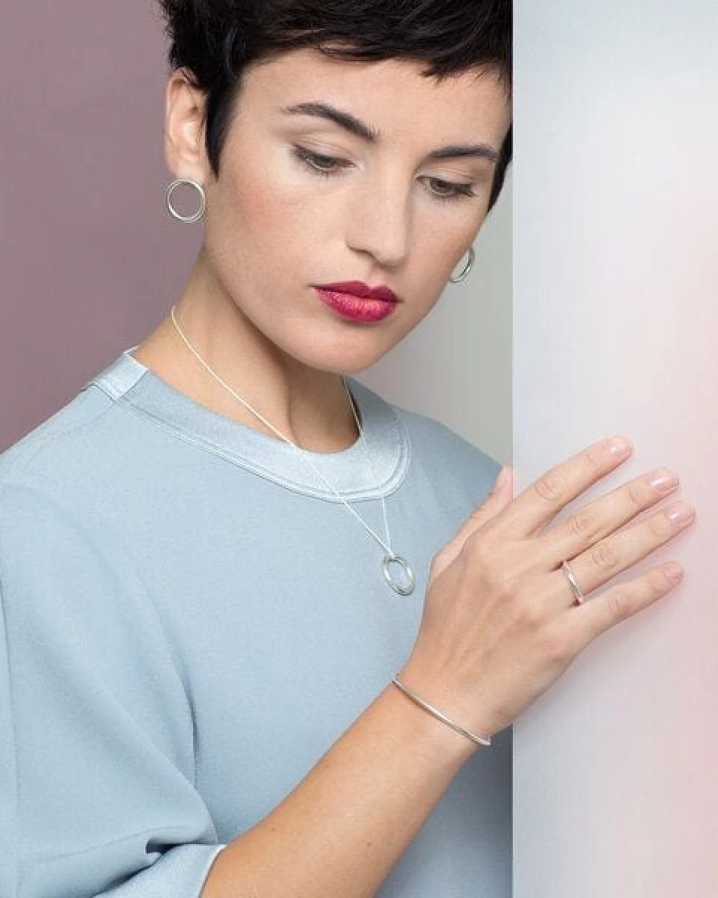 Jonathan Radetz Jewellery Kette BOLD, Silber 925, Sterlingsilber, Länge 43 cm, Handmade in Germany – Ansicht 3