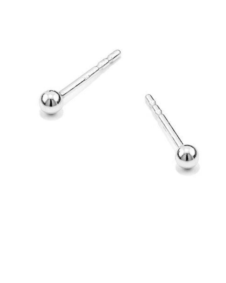 Jonathan Radetz Jewellery Stecker fineSPHERE & SPHERE, Silber 925, Sterlingsilber, Handmade in Germany