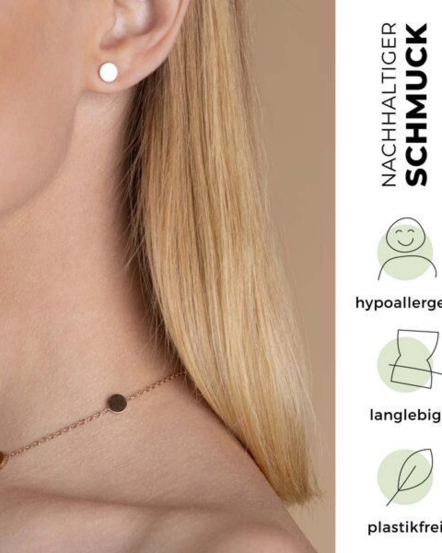 ALEXASCHA Kleine Ohrstecker – Ansicht 2