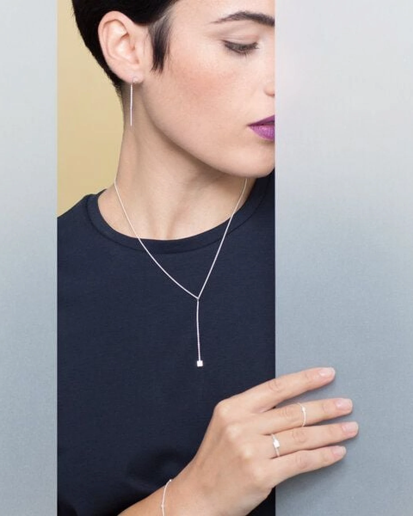 Jonathan Radetz Jewellery Stecker / Ohrringe CUBE, Silber 925, Sterlingsilber – Ansicht 4