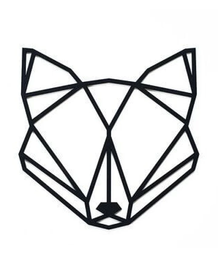 BeWooden Wanddekoration aus Holz - Fuchs - Fox Siluette
