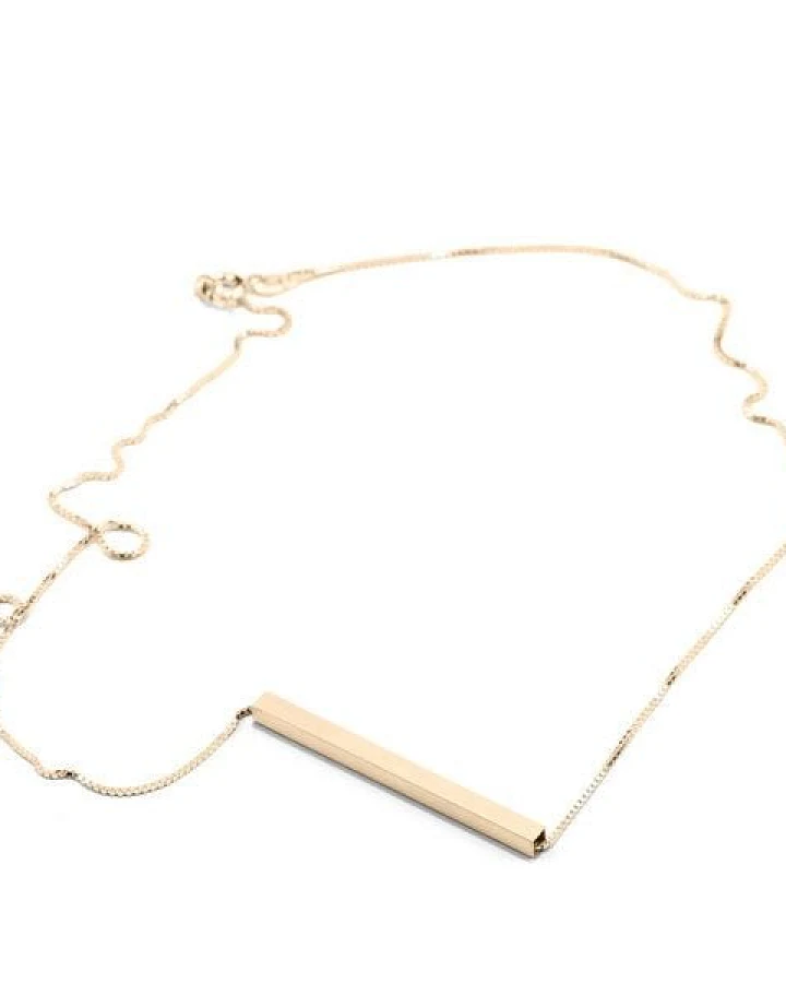 Jonathan Radetz Jewellery Kette Square, Gold 585, 14 Karat, Länge 43 - 53 cm, Handmade in Germany