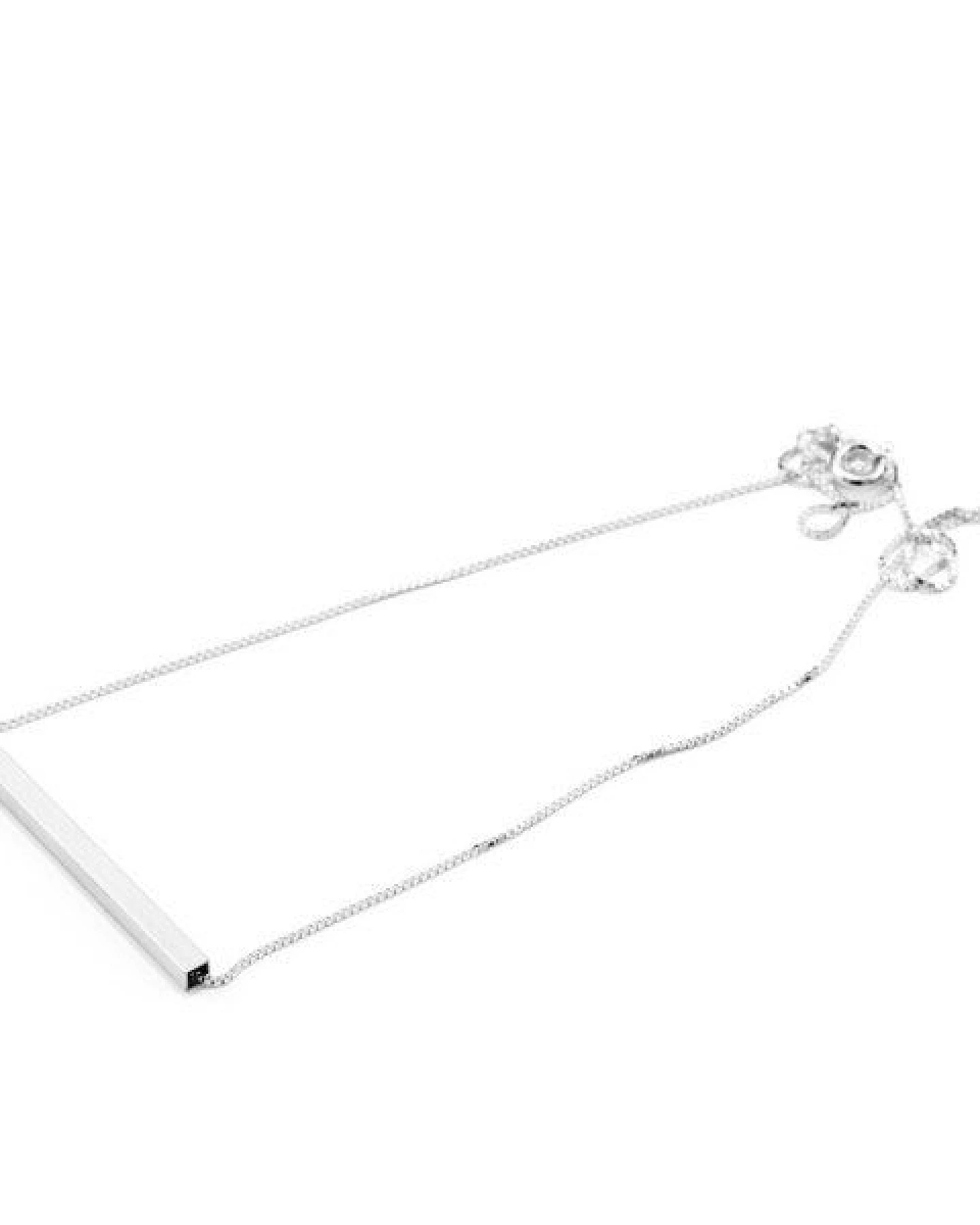Jonathan Radetz Jewellery Kette Square, Silber 925, Sterlingsilber, Länge 43 - 53 cm, Handmade in Germany – Ansicht 3