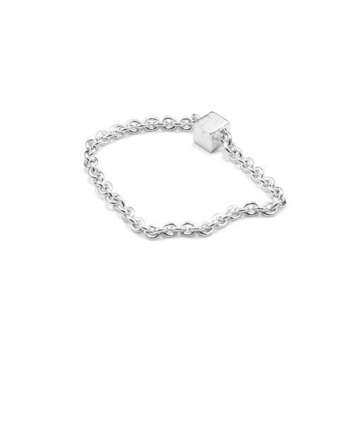 Jonathan Radetz Jewellery Kettenring fineCUBE, Silber 925, Sterlingsilber, Größe S - M, Handmade in Germany – Ansicht 2
