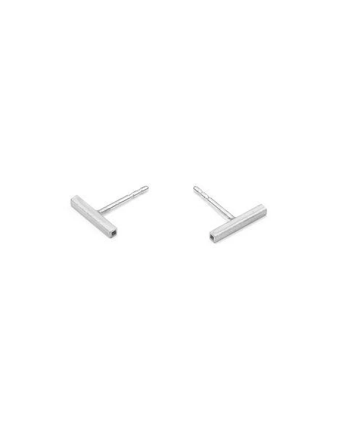 Jonathan Radetz Jewellery Ohrstecker fineSQUARE, Silber 925, Sterlingsilber, Länge 10 - 40 mm, Handmade in Germany