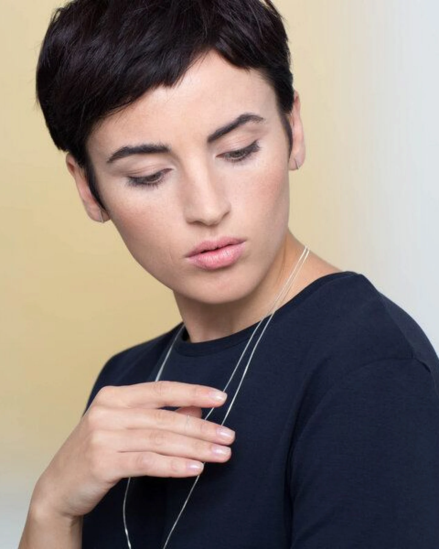Jonathan Radetz Jewellery Ohrstecker fineSQUARE, Gold 585, 14 Karat, Länge 10 - 40 mm, Handmade in Germany – Ansicht 2