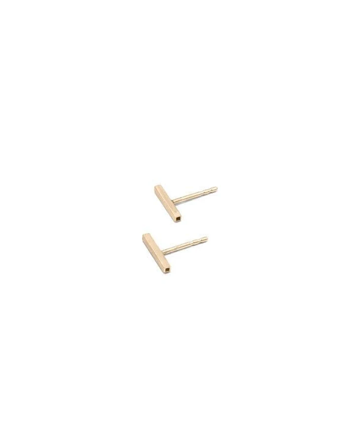 Jonathan Radetz Jewellery Ohrstecker fineSQUARE, Gold 585, 14 Karat, Länge 10 - 40 mm, Handmade in Germany