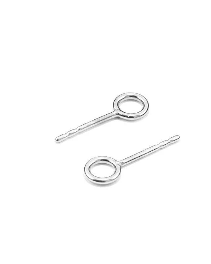 Jonathan Radetz Jewellery Stecker LOOP, Silber 925, Sterlingsilber, Handmade in Germany