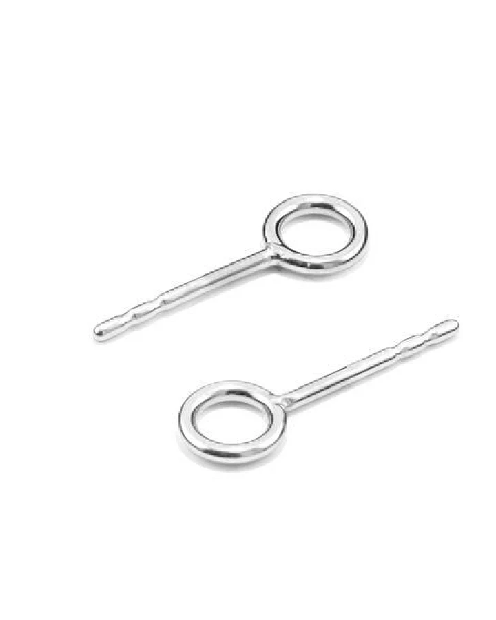 Jonathan Radetz Jewellery Stecker LOOP, Silber 925, Sterlingsilber, Handmade in Germany
