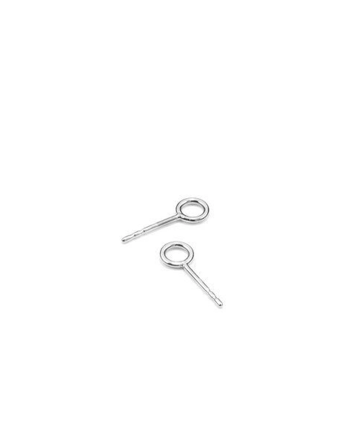 Jonathan Radetz Jewellery Stecker LOOP, Silber 925, Sterlingsilber, Handmade in Germany – Ansicht 2