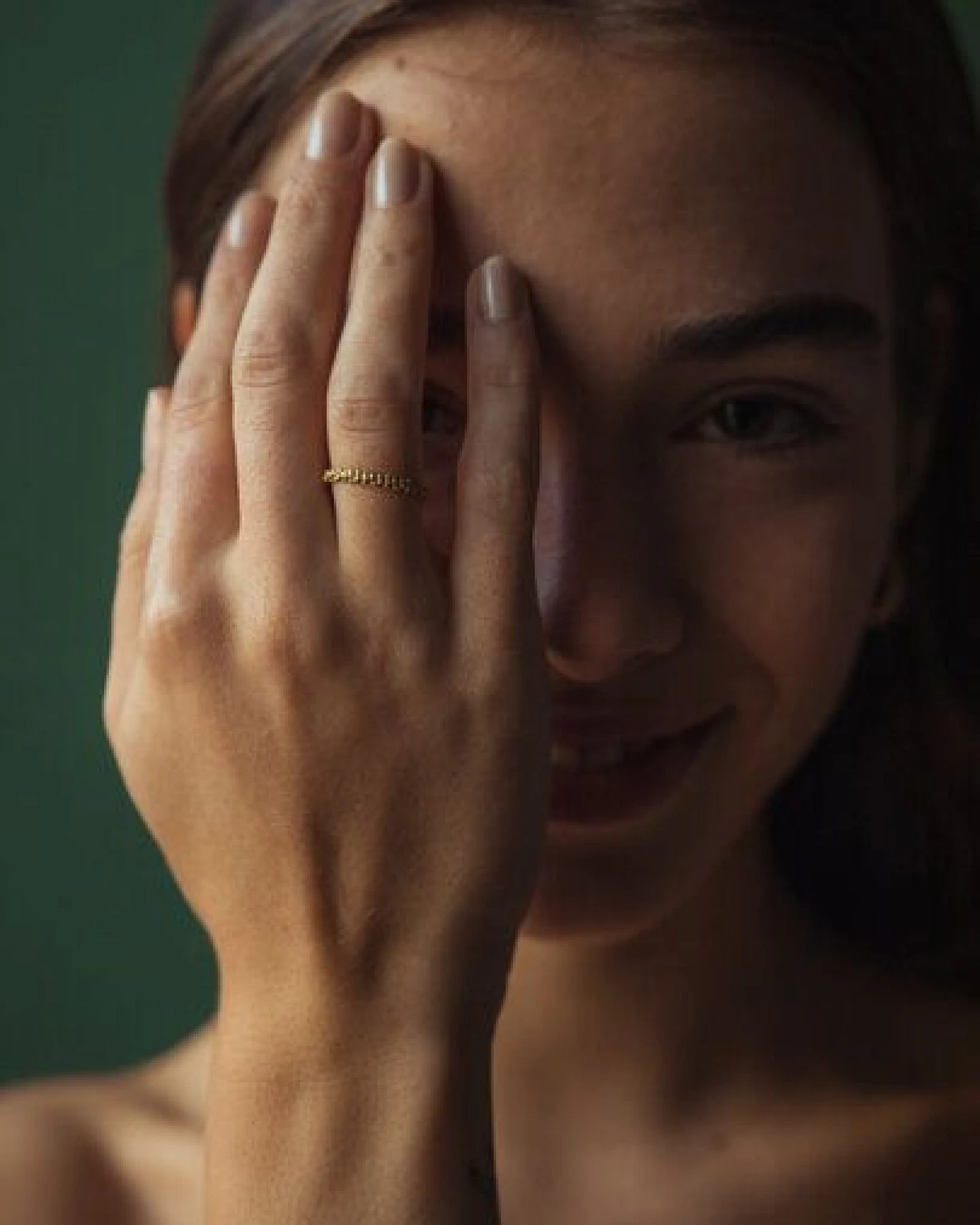 Jyoti - Fair Works Ring Binduu Messing – Ansicht 2