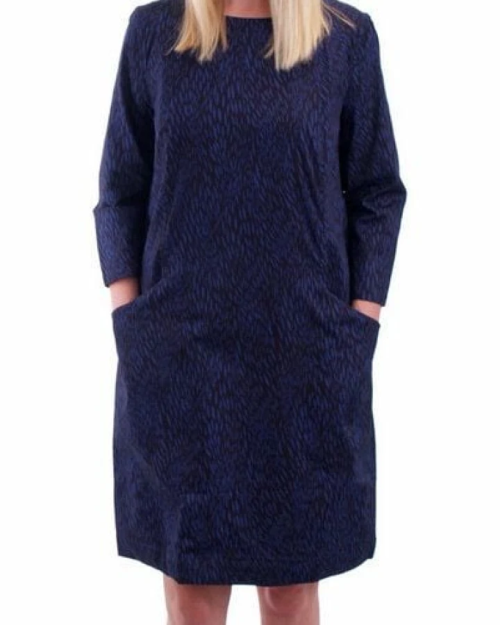 People Tree Tanja Shift Dress Navy