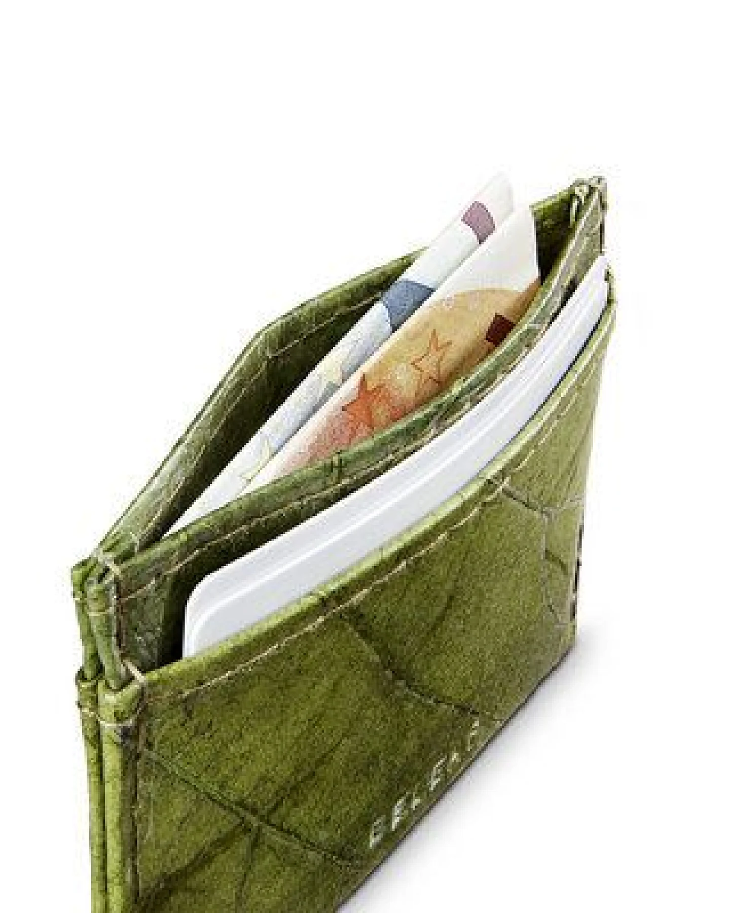BELEAF Veganes Kartenhalterportemonnaie "SLIM LEAF" aus Blattleder – Ansicht 3