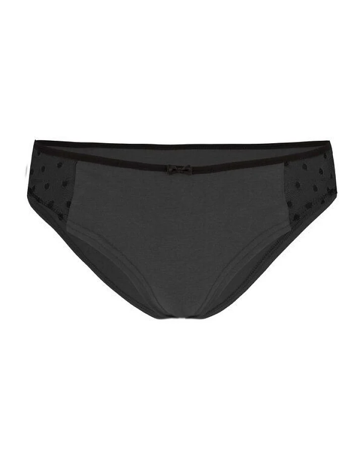 Frija Omina Hüftslip "Lorelow" dunkel aus Bio-Baumwolle