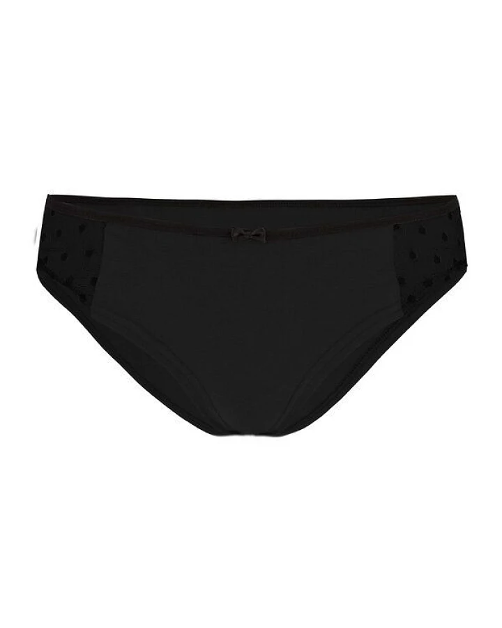 Frija Omina Hüftslip "Lorelow" dunkel aus Bio-Baumwolle