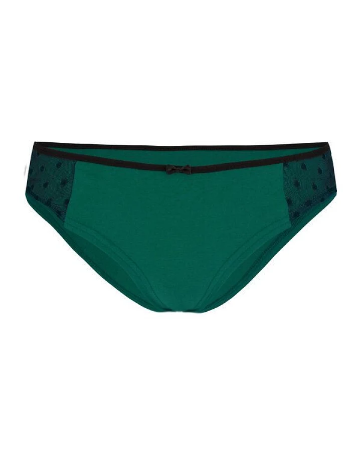 Frija Omina Hüftslip "Lorelow" dunkel aus Bio-Baumwolle
