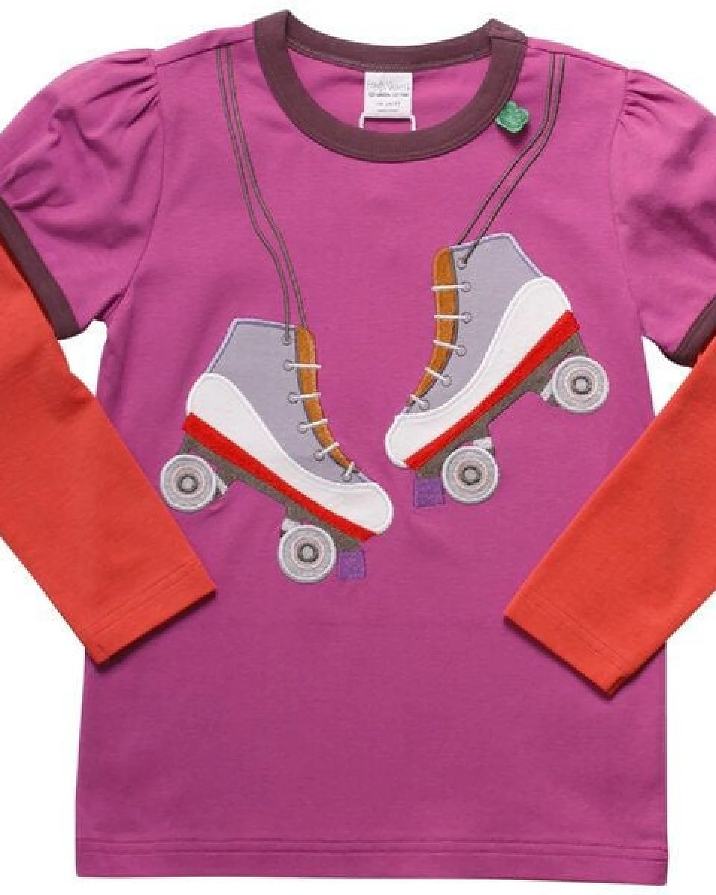 Fred's World by Green Cotton "Green Cotton" T-Shirt Rollschuh – Ansicht 2