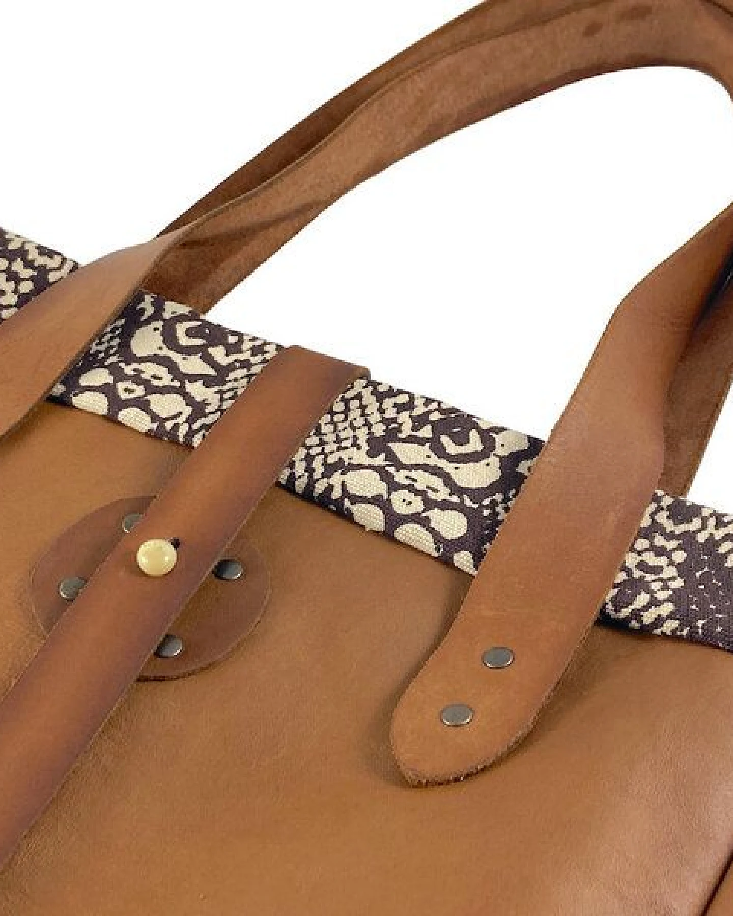 Afar Crumena - African Ethno Ledertasche - Premium Umhängetasche / Schultertasche / Tragetasche – Ansicht 2