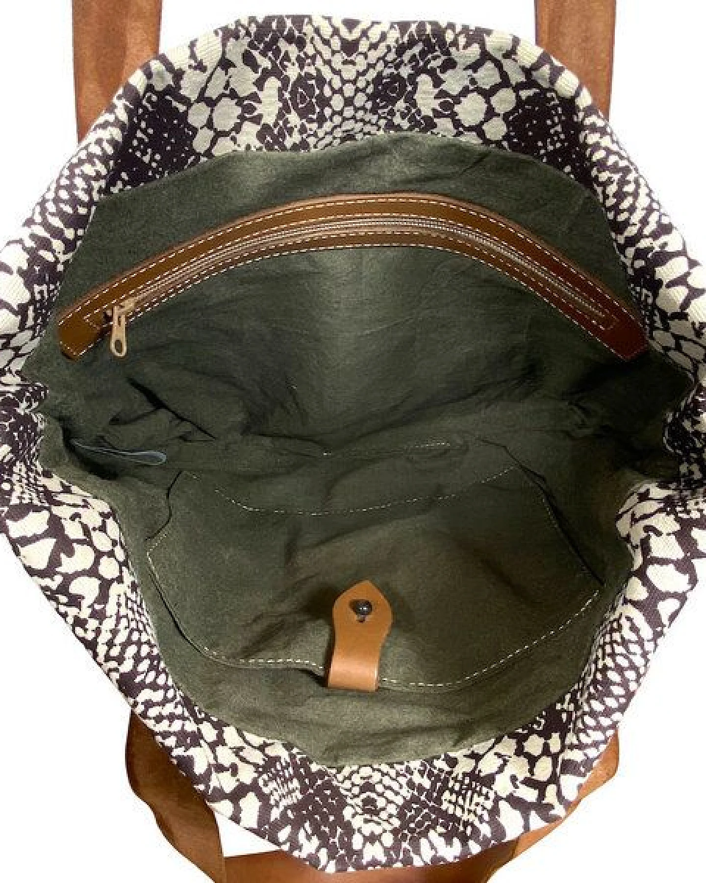 Afar Crumena - African Ethno Ledertasche - Premium Umhängetasche / Schultertasche / Tragetasche – Ansicht 3