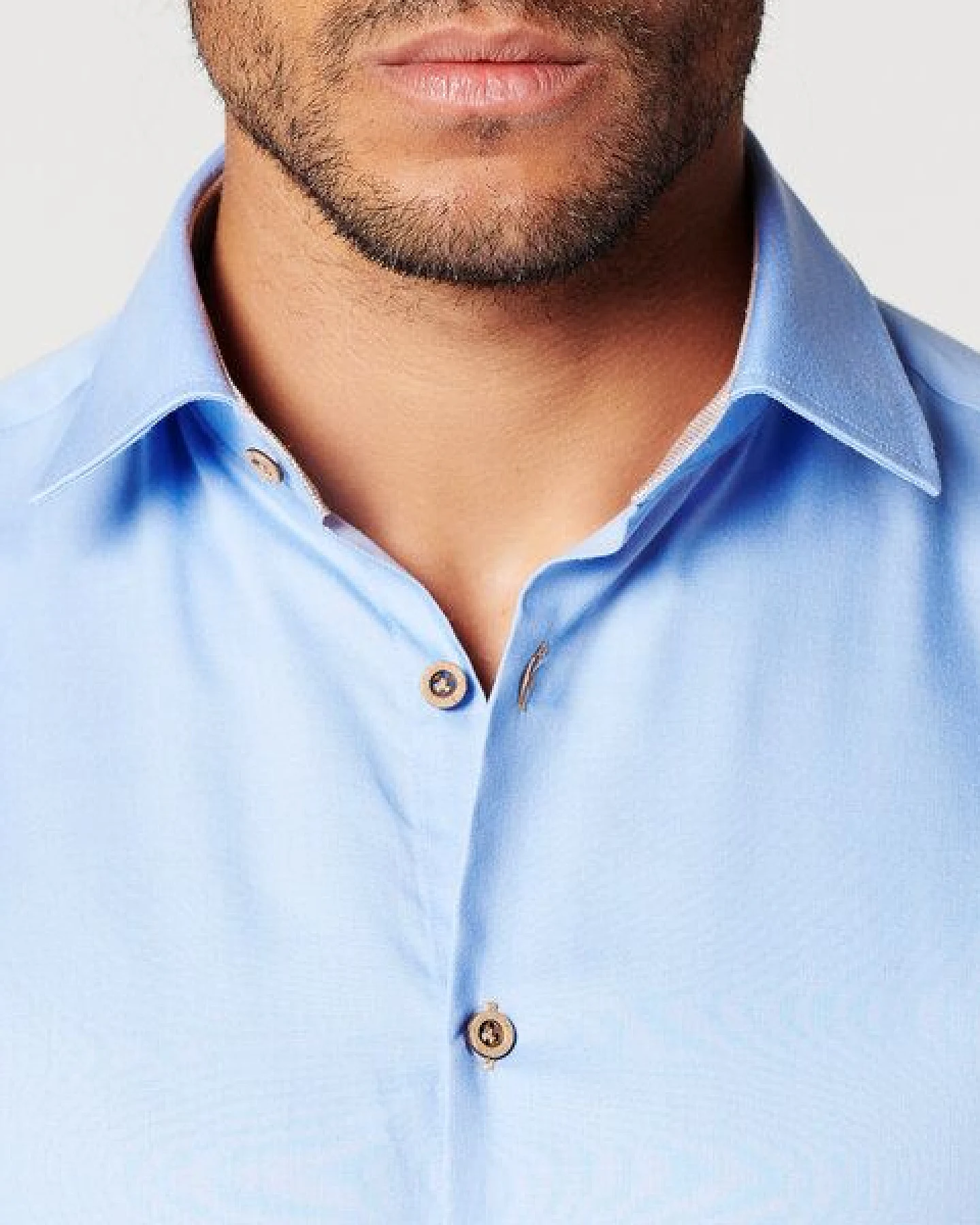 SKOT Fashion Nachhaltige Langarm Herren Hemd Skot Circular Blue Contrast – Ansicht 4