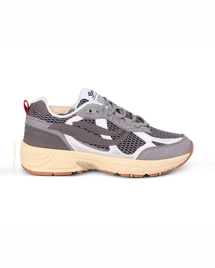 Genesis Herren vegan Sneaker G-Eco '99 Metallic Grau/Weiß/Silber
