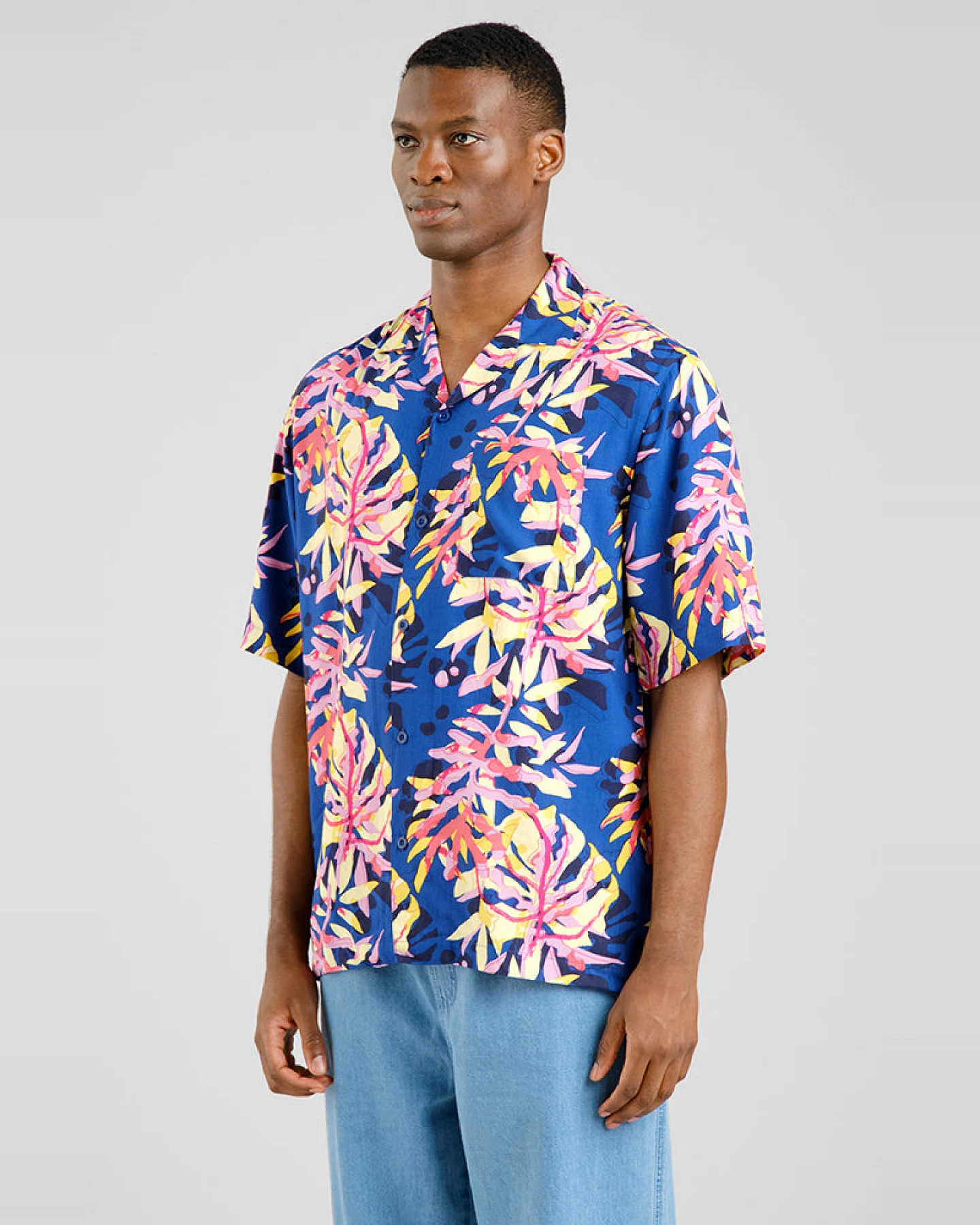 DEDICATED Herren vegan Hemd Marstrand Tropical – Ansicht 2
