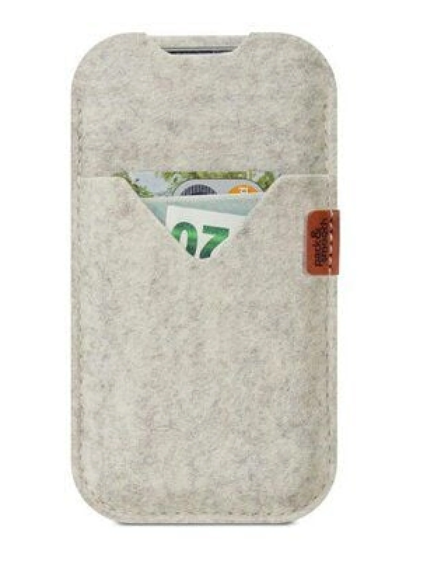 Pack & Smooch iPhone 17 / 17 Pro / 17 Pro Max / 16 / 15 / 14 / 13 / 12 / Pro / Plus / Max / Mini Filz Hülle SHETLAND (Mulesing-frei) – Ansicht 2