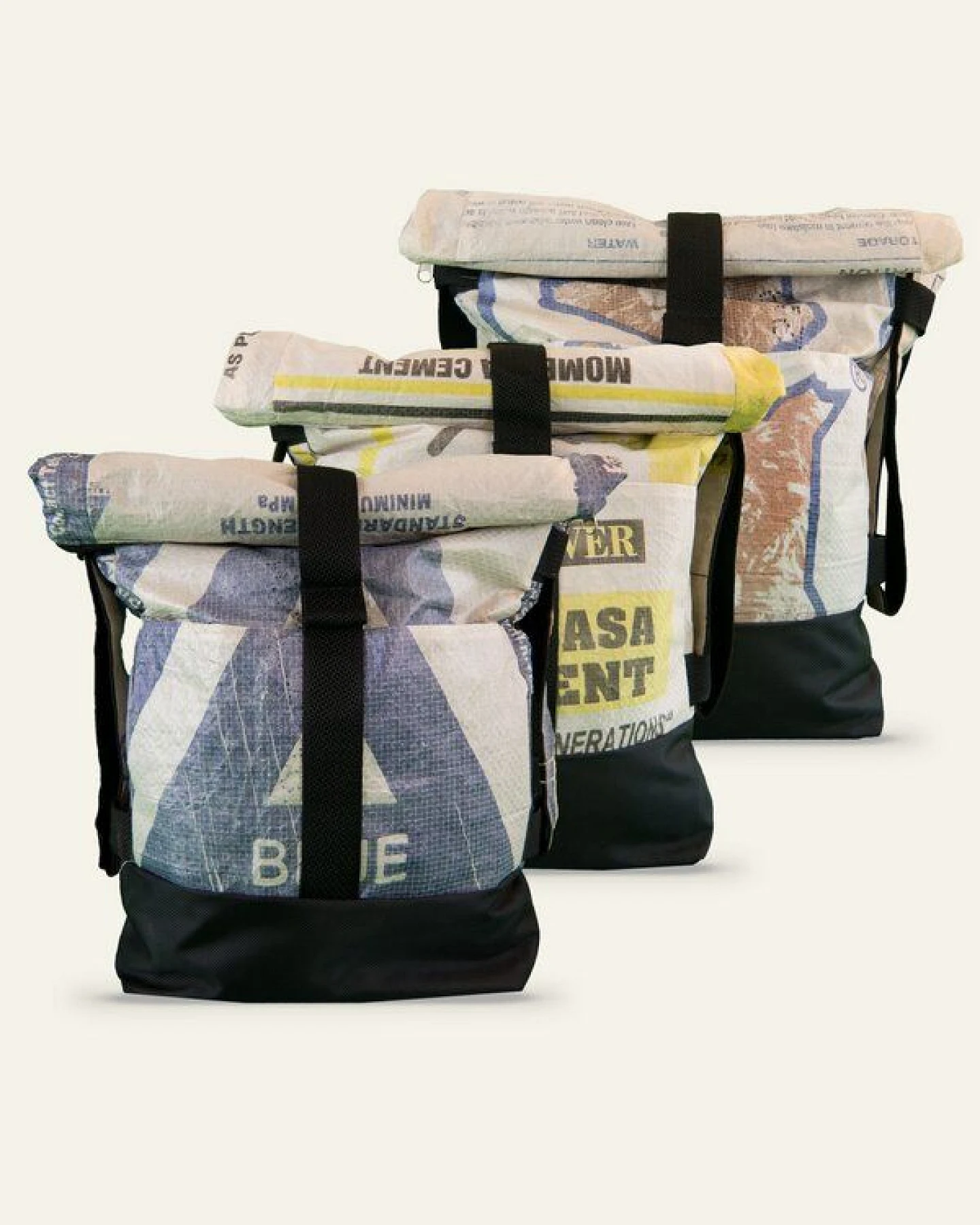 Nyuzi Blackwhite Upcycling 2 in1 Tasche L - Umhängetasche – Ansicht 2