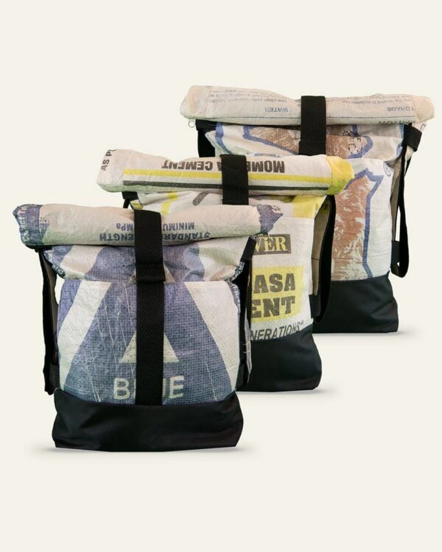 Nyuzi Blackwhite Upcycling 2 in1 Tasche L - Umhängetasche – Ansicht 2