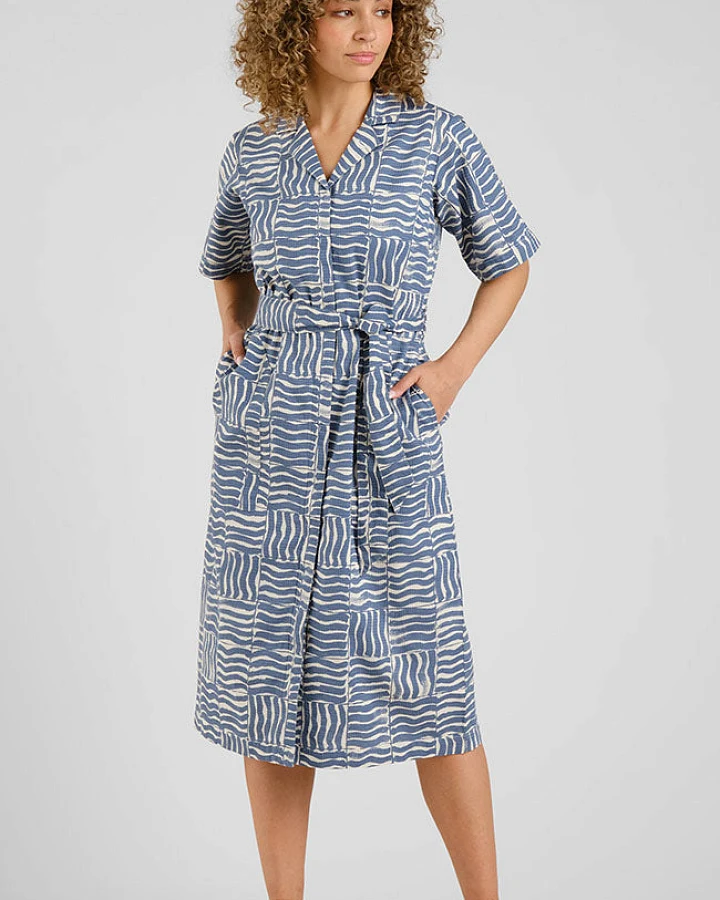 DEDICATED Damen vegan Kleid Orrefors Waves