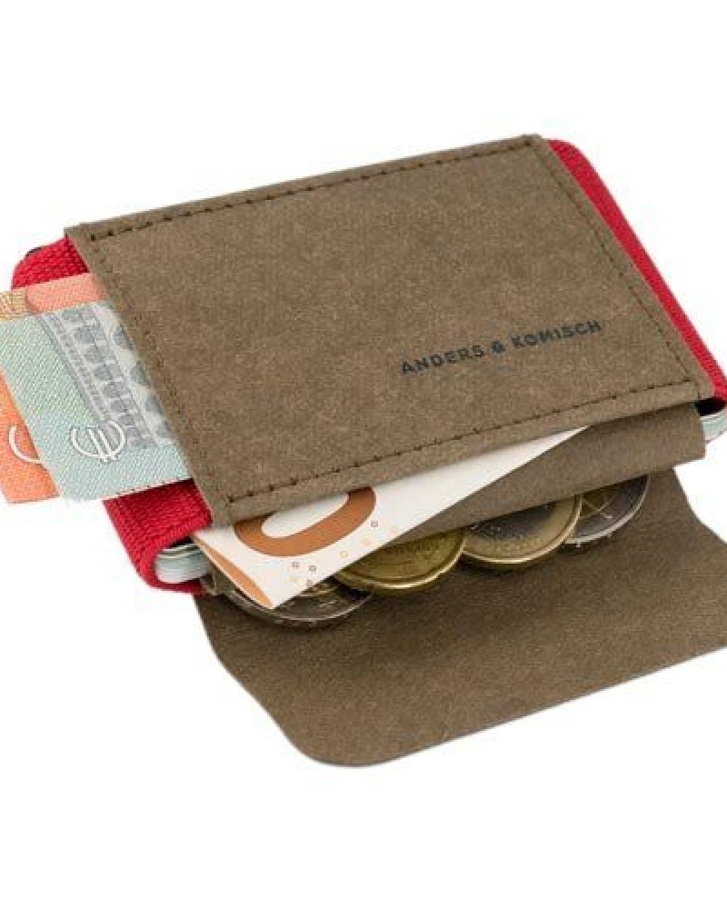 ANDERS & KOMISCH Kleines Portemonnaie mit Schlüsselanhänger für 1-3 Schlüssel – Ansicht 3