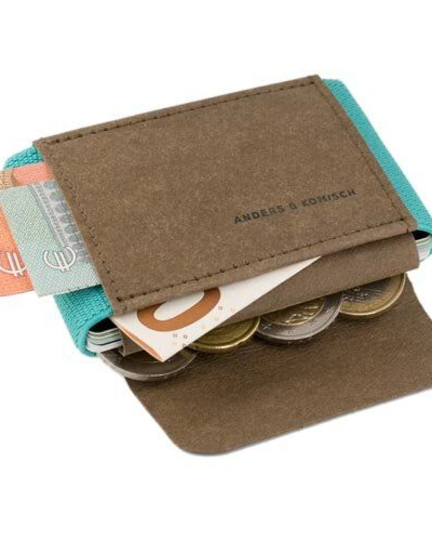 ANDERS & KOMISCH Kleines Portemonnaie mit Schlüsselanhänger für 1-3 Schlüssel – Ansicht 3