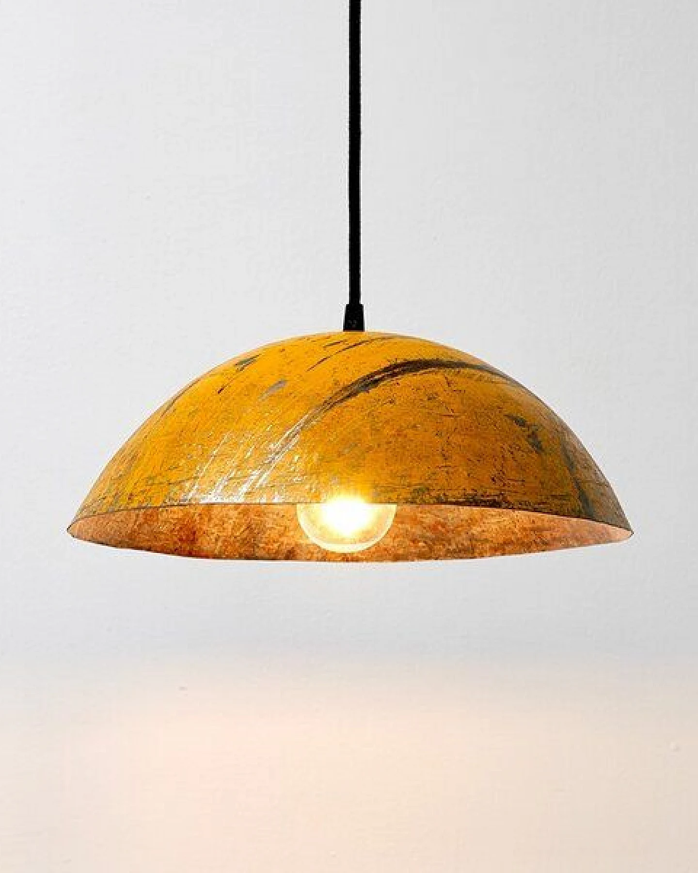 Moogoo Creative Africa Kleine Deckenleuchte aus recycelten Ölfässern 34cm Durchmesser Industrial Design Upcycling – Ansicht 2