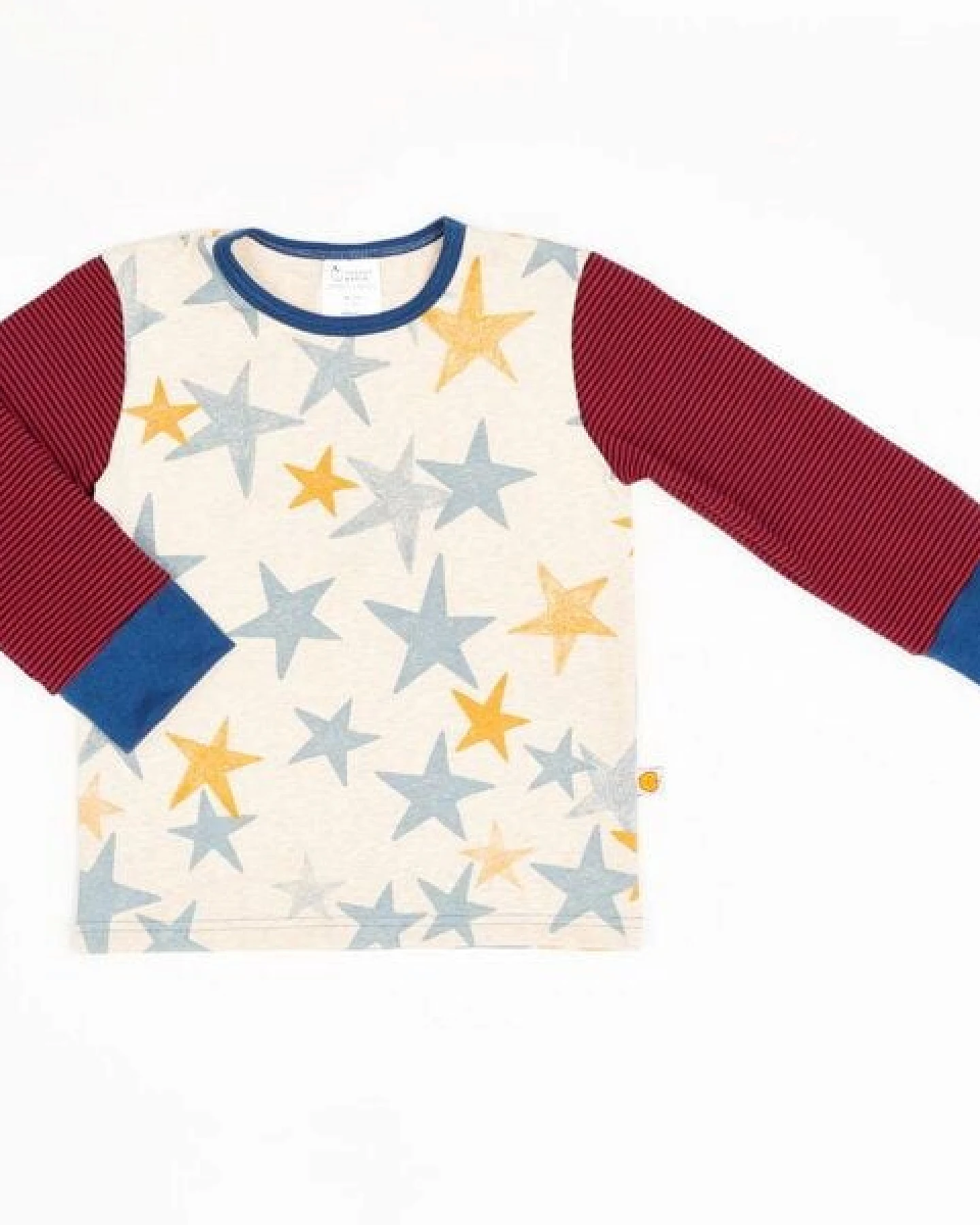Cheeky Apple Jungen Langarm-Shirt aus Bio-Baumwolle "Stars – Ansicht 2