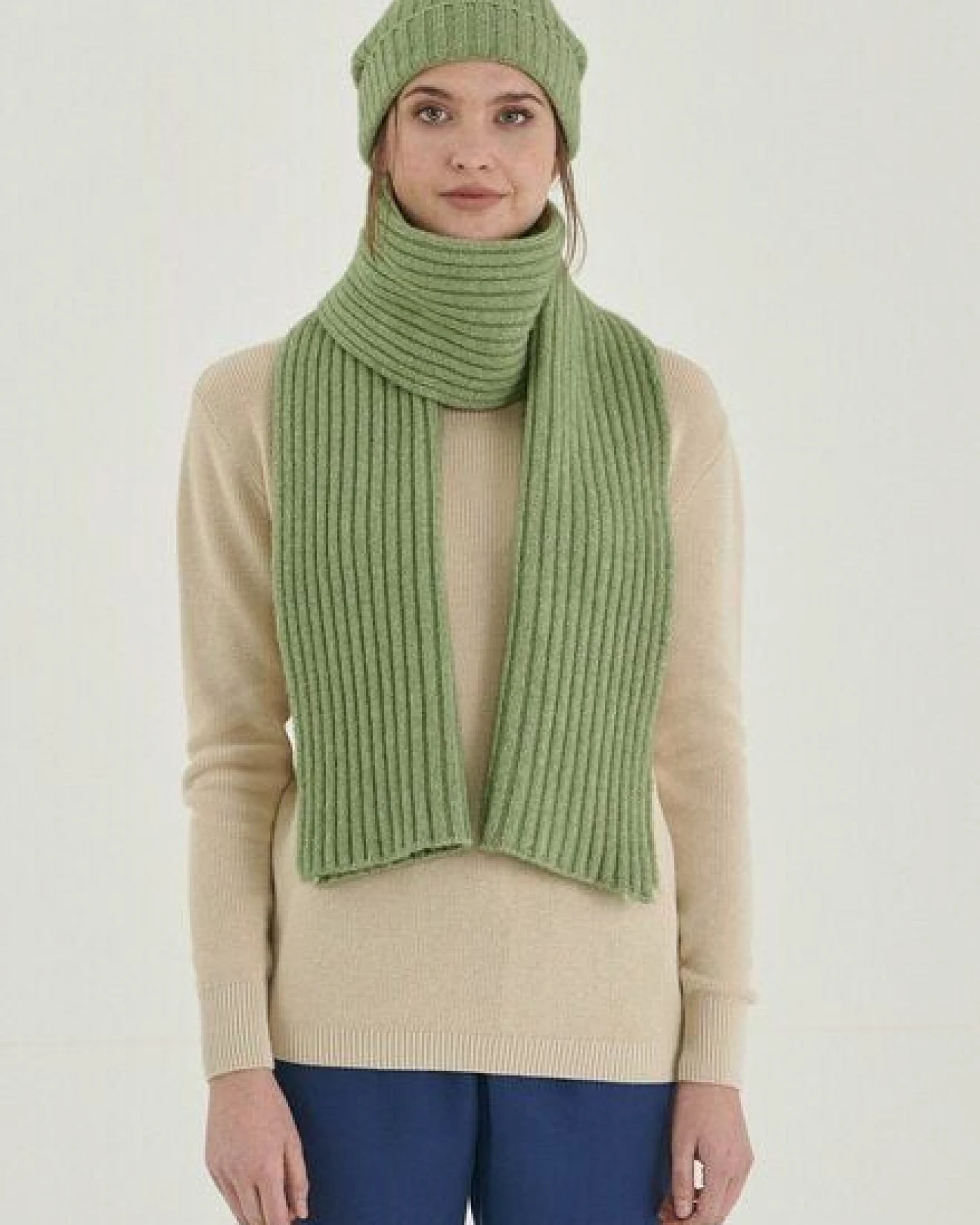 ORGANICATION Unisex Strickschal aus Bio-Merinowolle und Bio-Baumwolle – Ansicht 4