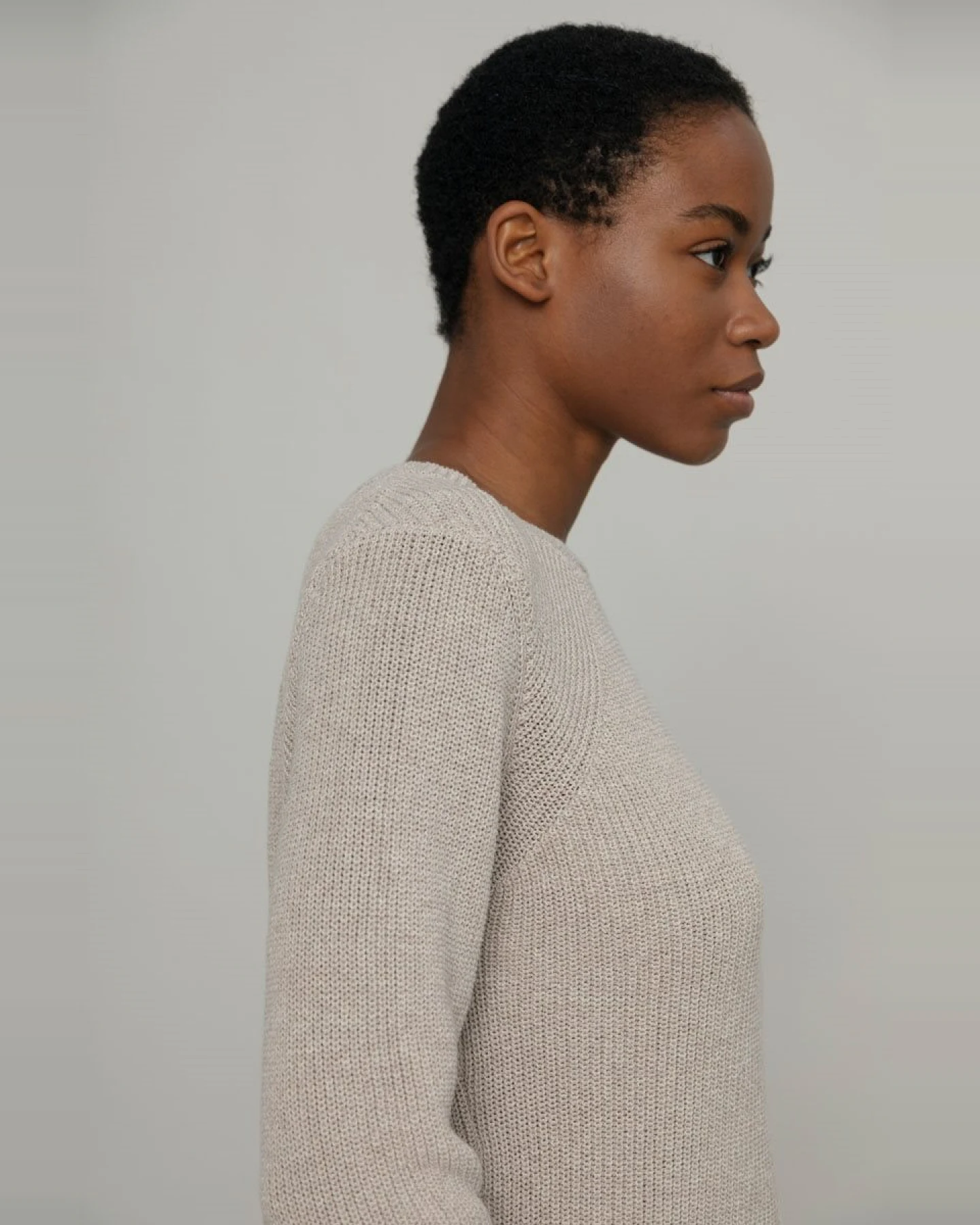 Rifo-Lab Damen vegan Pullover Fanny Beige – Ansicht 2