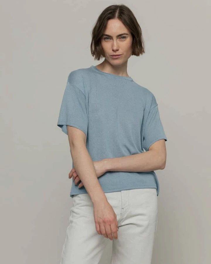 Rifo-Lab Damen vegan Hemd Virginia Blau