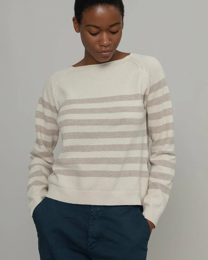 Rifo-Lab Damen vegan Sweatshirt Susi Weiß