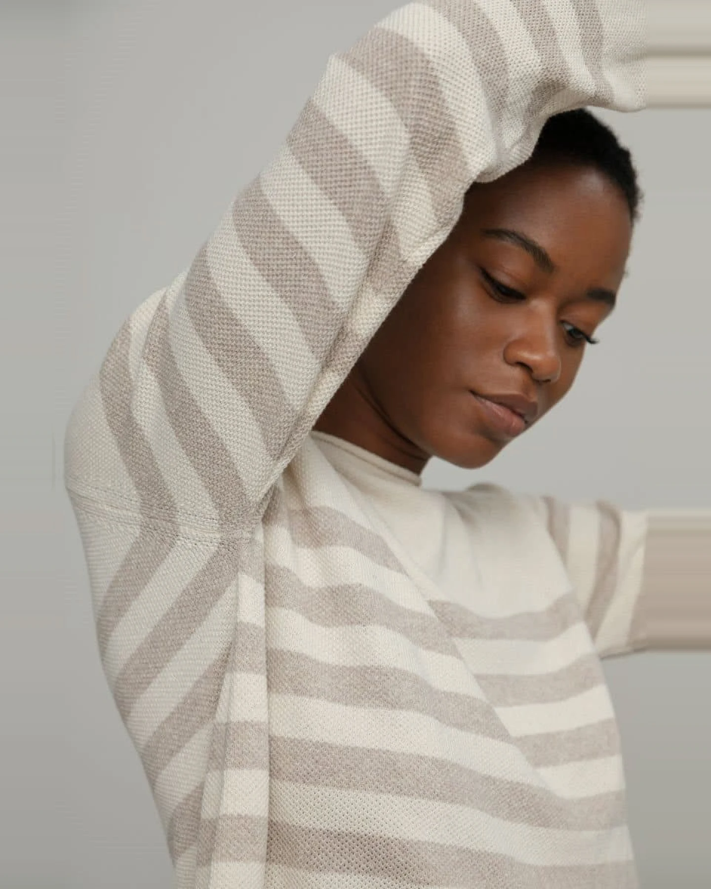 Rifo-Lab Damen vegan Sweatshirt Susi Weiß – Ansicht 2
