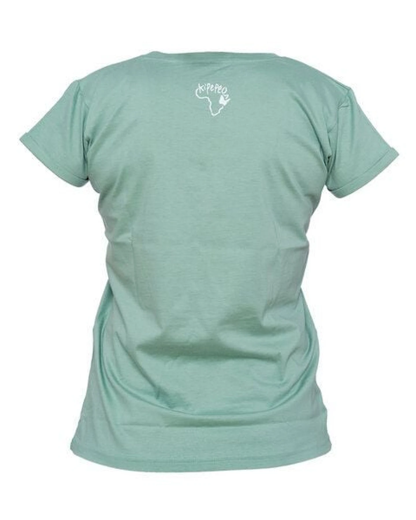 Kipepeo-Clothing Damen T-Shirt aus Bio-Baumwolle SERENGETI Mintgrün – Ansicht 4