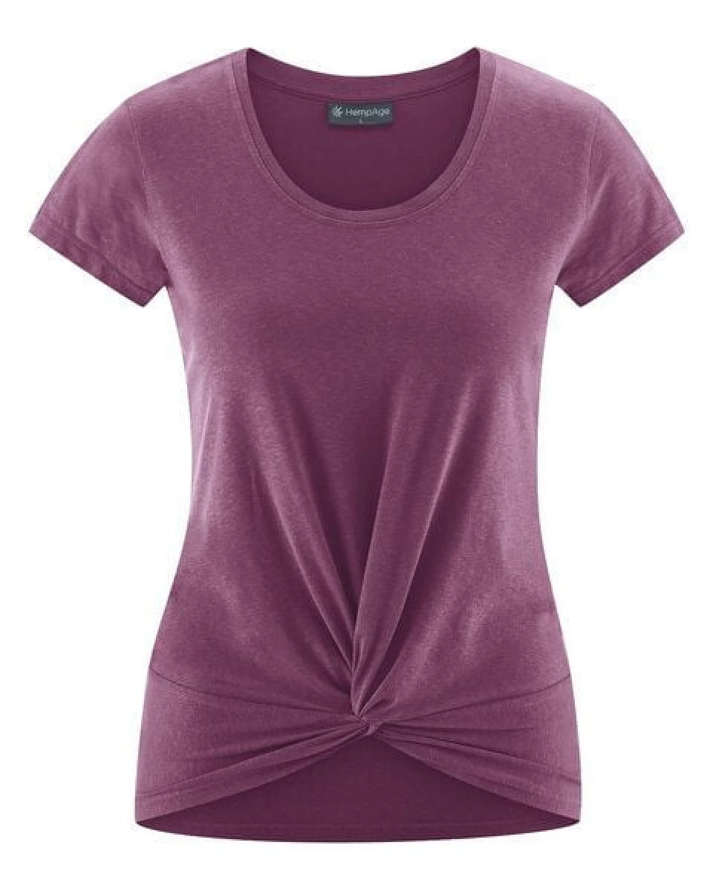 HempAge Damen Yoga T-Shirt Hanf/Bio-Baumwolle – Ansicht 2