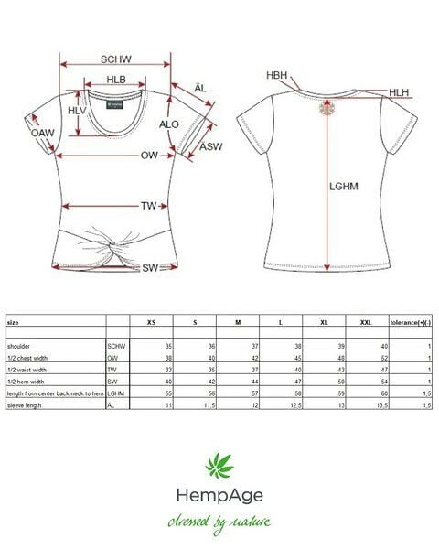 HempAge Damen Yoga T-Shirt Hanf/Bio-Baumwolle – Ansicht 3