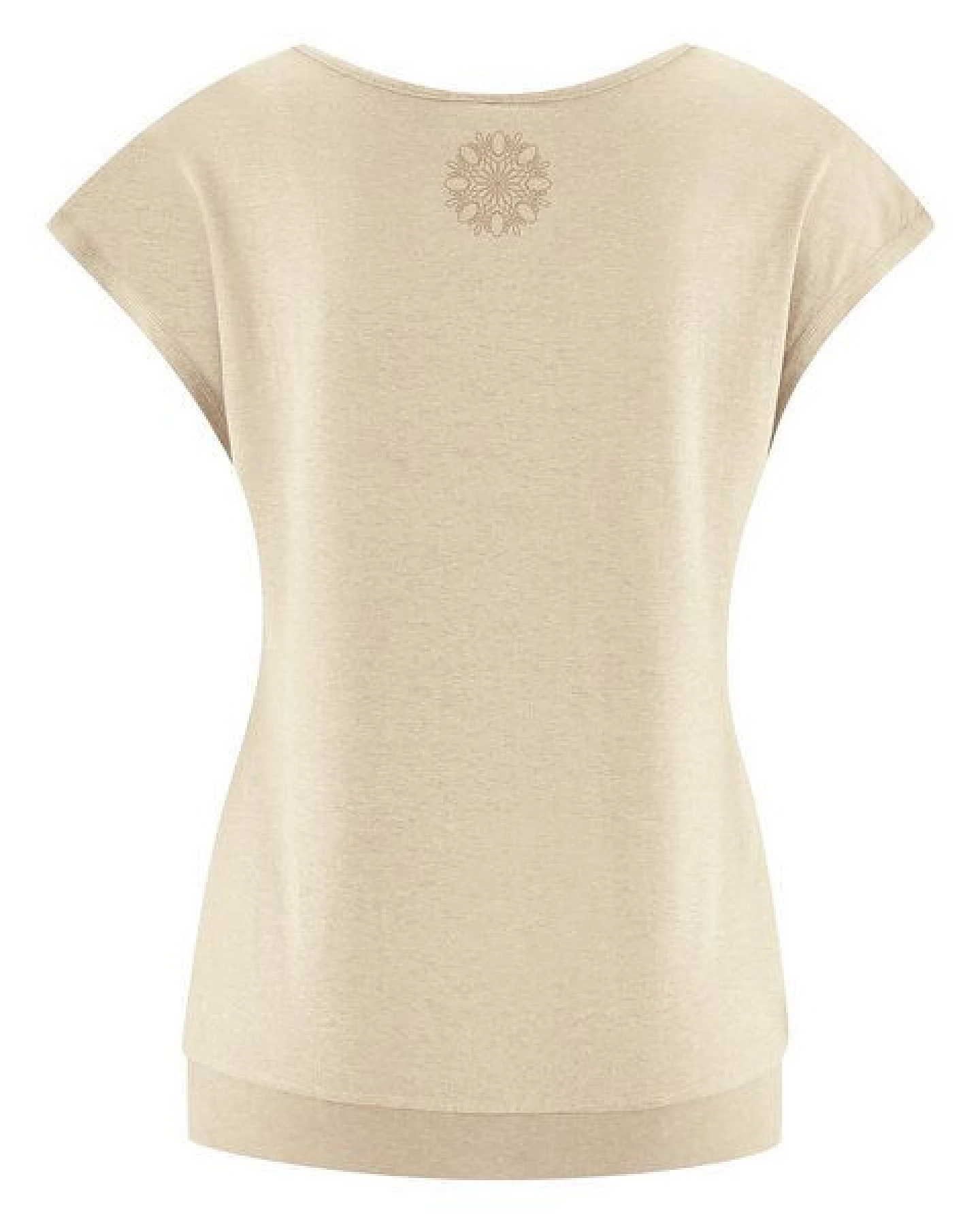 HempAge Damen Yoga T-Shirt Hanf/Bio-Baumwolle – Ansicht 4