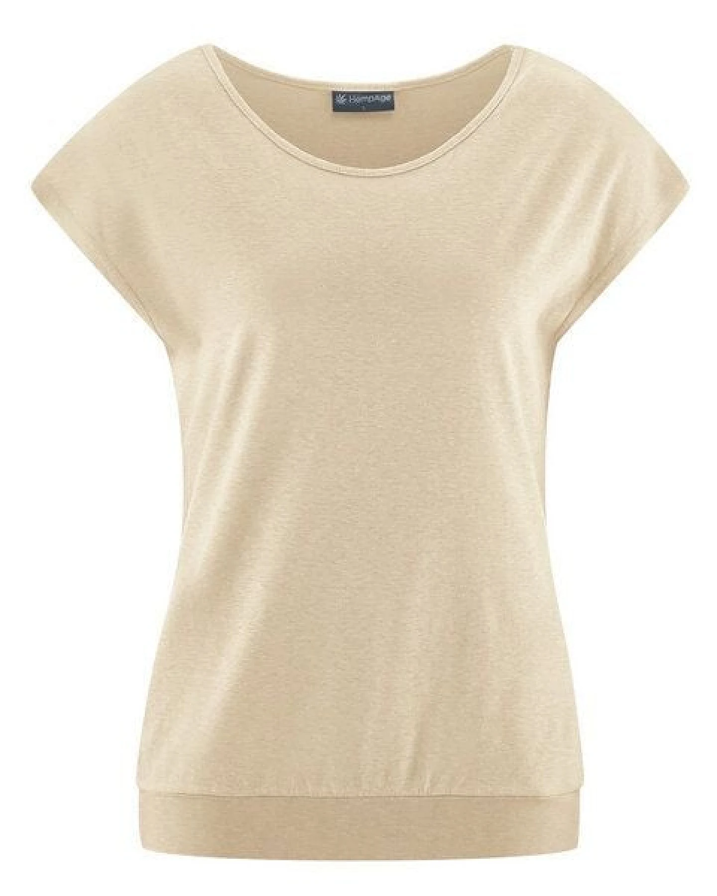 HempAge Damen Yoga T-Shirt Hanf/Bio-Baumwolle – Ansicht 2