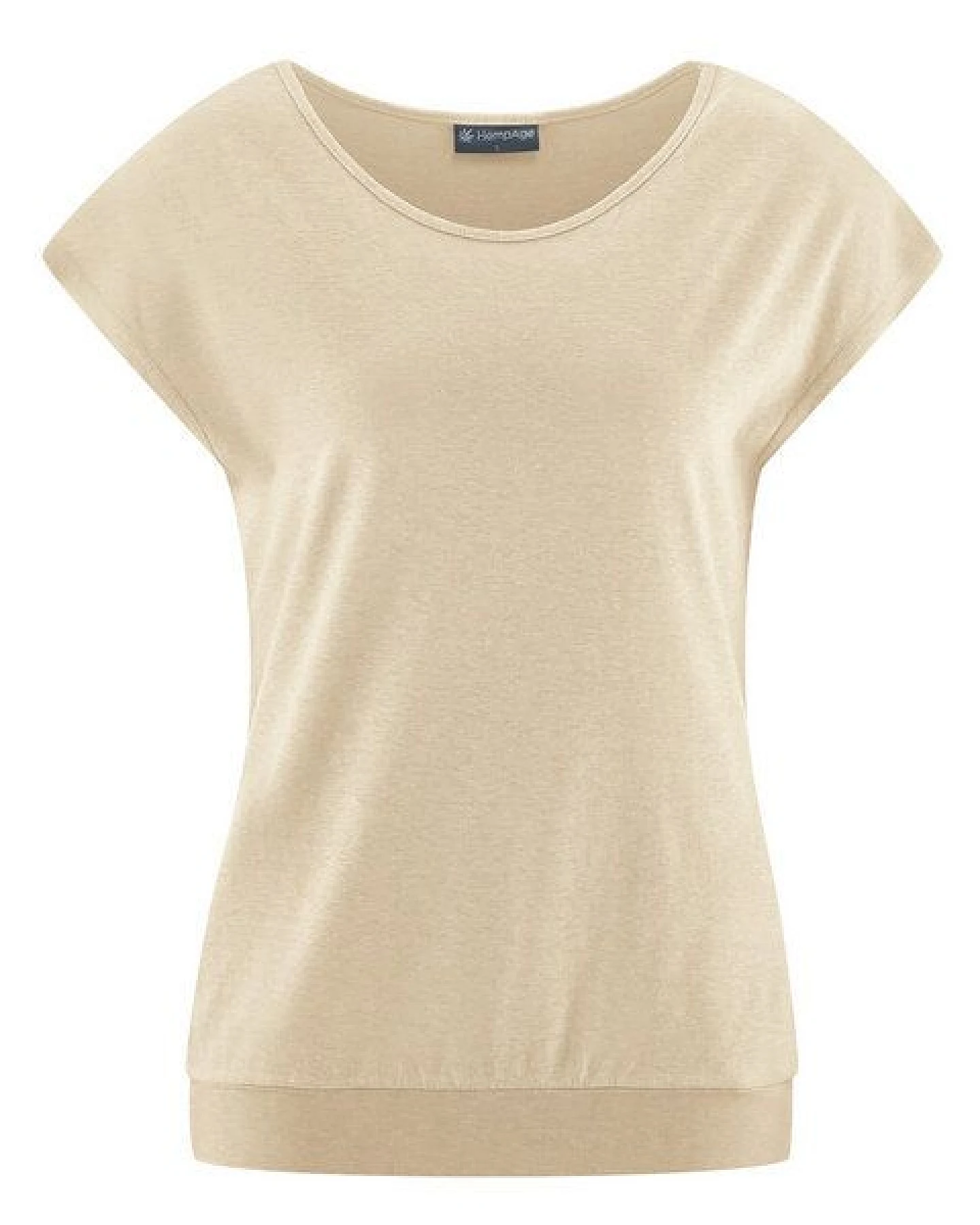 HempAge Damen Yoga T-Shirt Hanf/Bio-Baumwolle – Ansicht 2