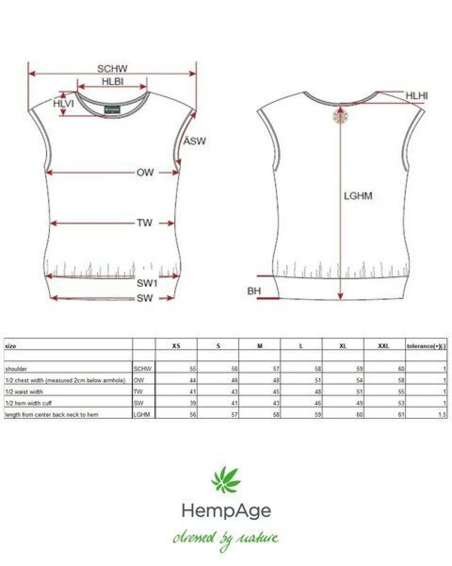 HempAge Damen Yoga T-Shirt Hanf/Bio-Baumwolle – Ansicht 3