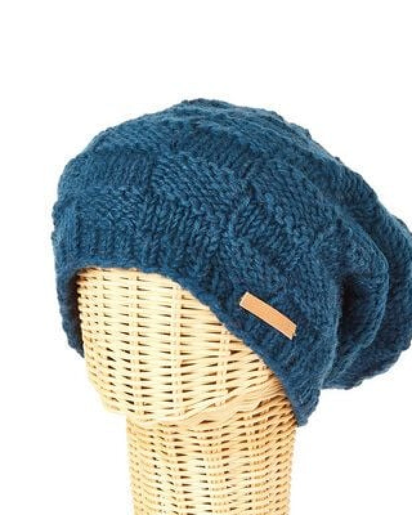 short'n'pietz Schurwollmütze mit Schachbrettmuster, handgestrickt – Ansicht 3