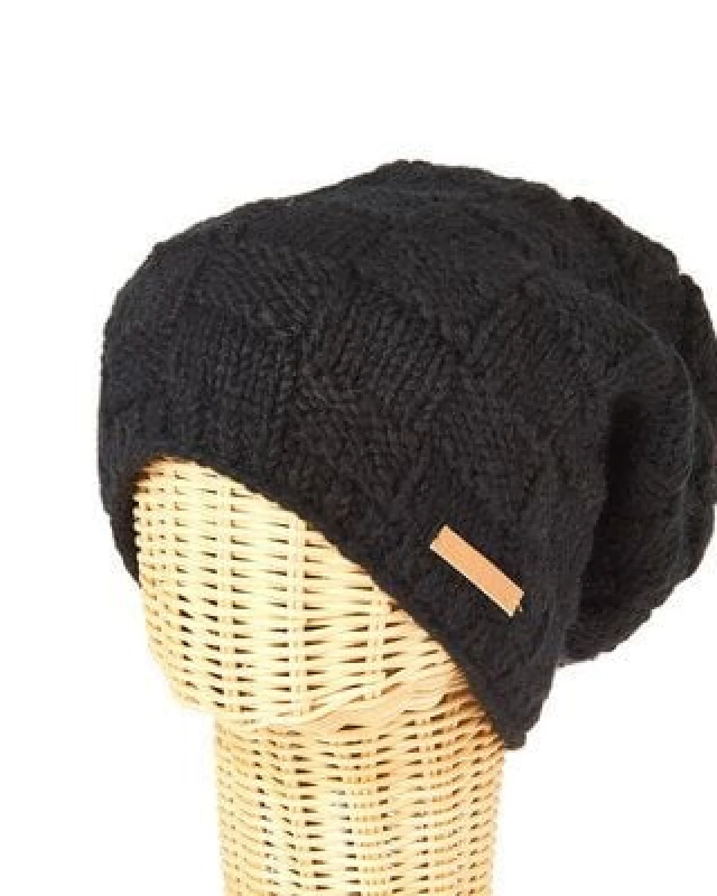 short'n'pietz Schurwollmütze mit Schachbrettmuster, handgestrickt – Ansicht 4