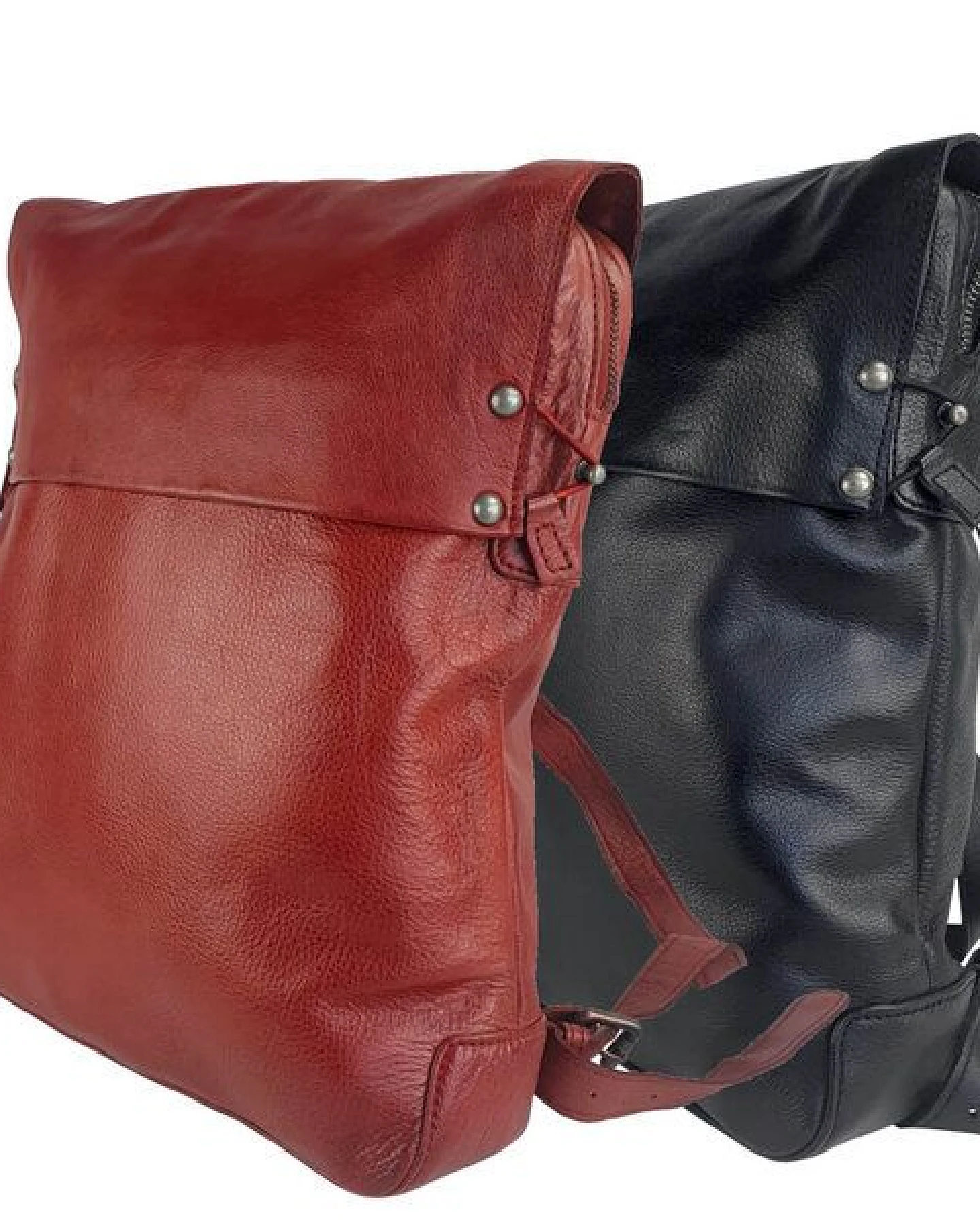 manbefair Damen Rucksack Miss Lola aus Leder und Bio-Baumwolle – Ansicht 2