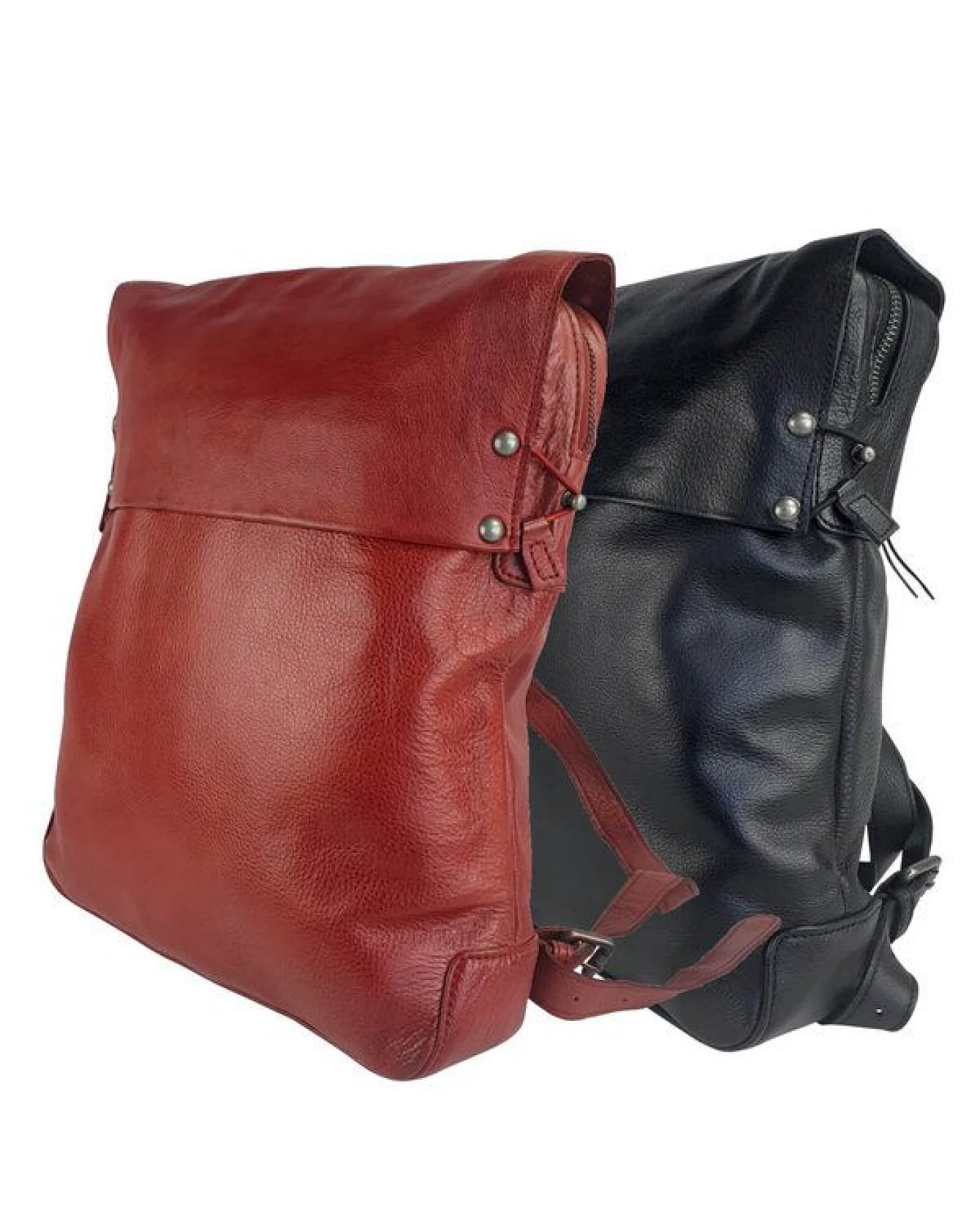 manbefair Damen Rucksack Miss Lola aus Leder und Bio-Baumwolle – Ansicht 2